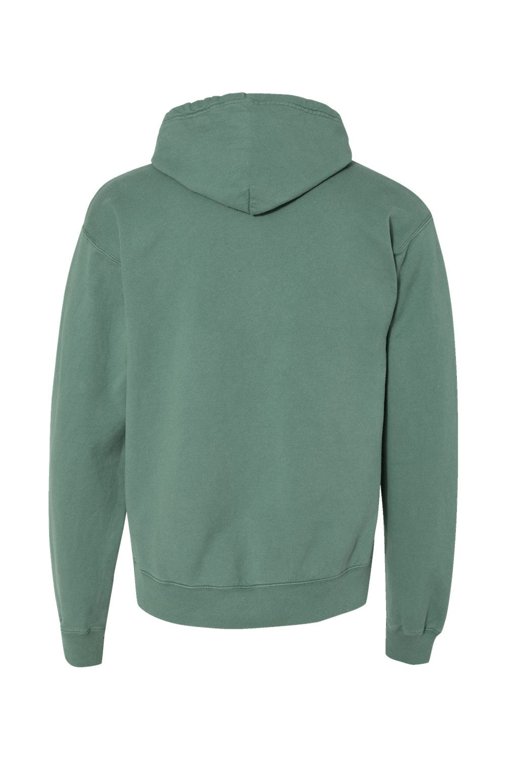 ComfortWash By Hanes GDH450 Mens Hooded Sweatshirt Hoodie w/ Pouch Pocket Cypress Green Flat Back