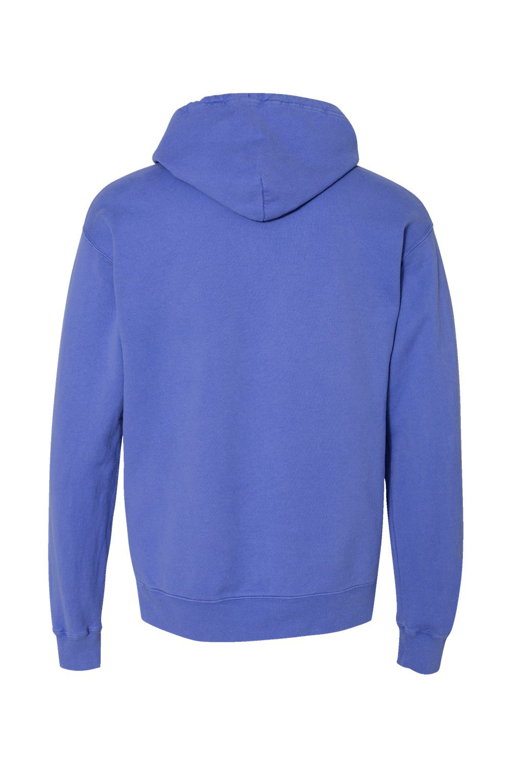 ComfortWash By Hanes GDH450 Mens Hooded Sweatshirt Hoodie w/ Pouch Pocket Deep Forte Purple Flat Back