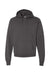 ComfortWash By Hanes GDH450 Mens Hooded Sweatshirt Hoodie w/ Pouch Pocket Railroad Grey Flat Front