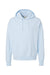 ComfortWash By Hanes GDH450 Mens Hooded Sweatshirt Hoodie w/ Pouch Pocket Soothing Blue Flat Front