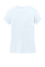 District DM104L Womens Perfect Weight Short Sleeve Crewneck T-Shirt Bright White Flat Back