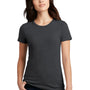 District Womens Perfect Blend Short Sleeve Crewneck T-Shirt - Heather Charcoal Grey
