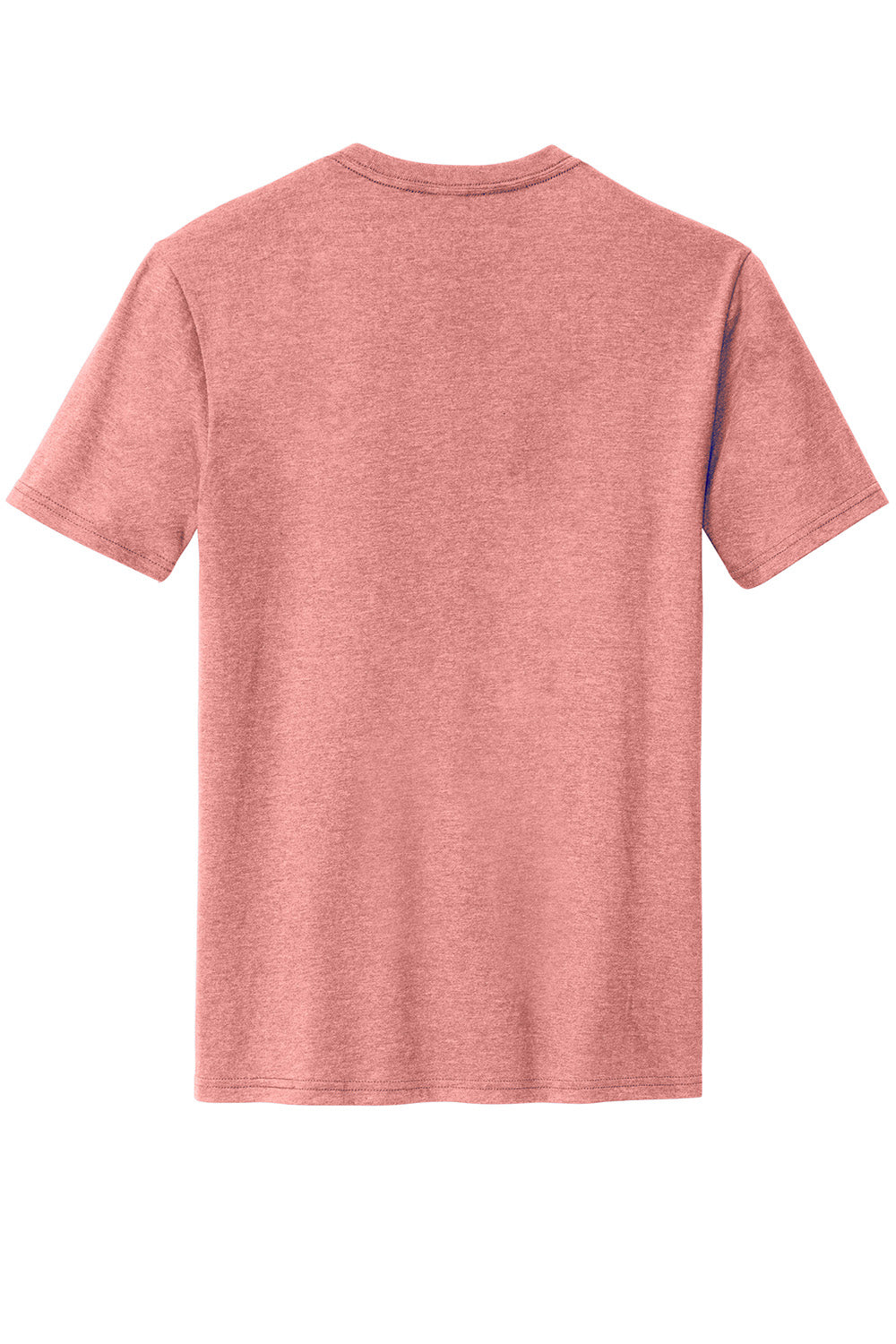 District DM108 Mens Perfect Blend Short Sleeve Crewneck T-Shirt Blush Pink Frost Flat Back