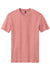 District DM108 Mens Perfect Blend Short Sleeve Crewneck T-Shirt Blush Pink Frost Flat Front