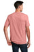 District DM108 Mens Perfect Blend Short Sleeve Crewneck T-Shirt Blush Pink Frost Model Back