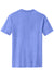 District DM108 Mens Perfect Blend Short Sleeve Crewneck T-Shirt Heather Electric Purple Flat Back