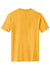District DM108 Mens Perfect Blend Short Sleeve Crewneck T-Shirt Heather Gold Flat Back