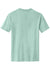District DM108 Mens Perfect Blend Short Sleeve Crewneck T-Shirt Heather Dusty Sage Green Flat Back
