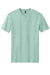 District DM108 Mens Perfect Blend Short Sleeve Crewneck T-Shirt Heather Dusty Sage Green Flat Front