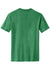 District DM108 Mens Perfect Blend Short Sleeve Crewneck T-Shirt Heather Kelly Green Flat Back