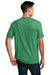 District DM108 Mens Perfect Blend Short Sleeve Crewneck T-Shirt Heather Kelly Green Model Back