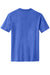 District DM108 Mens Perfect Blend Short Sleeve Crewneck T-Shirt Royal Blue Frost Flat Back