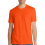 District Mens Perfect Blend Short Sleeve Crewneck T-Shirt - Safety Orange