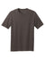 District DM108 Mens Perfect Blend Short Sleeve Crewneck T-Shirt Heather Brown Flat Front