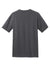District DM108 Mens Perfect Blend Short Sleeve Crewneck T-Shirt Heather Charcoal Grey Flat Back