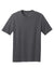 District DM108 Mens Perfect Blend Short Sleeve Crewneck T-Shirt Heather Charcoal Grey Flat Front