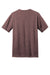 District DM108 Mens Perfect Blend Short Sleeve Crewneck T-Shirt Rose Fleck Flat Back