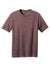 District DM108 Mens Perfect Blend Short Sleeve Crewneck T-Shirt Rose Fleck Flat Front