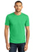 District DM130DTG Mens Perfect DTG Short Sleeve Crewneck T-Shirt Green Frost Model Front