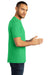 District DM130DTG Mens Perfect DTG Short Sleeve Crewneck T-Shirt Green Frost Model Side