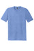District DM130DTG Mens Perfect DTG Short Sleeve Crewneck T-Shirt Maritime Blue Frost Flat Front