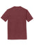 District DM130DTG Mens Perfect DTG Short Sleeve Crewneck T-Shirt Maroon Frost Flat Back