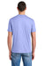 District DM130 Mens Perfect Tri Short Sleeve Crewneck T-Shirt Soft Lilac Purple Model Back