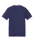 District DM130 Mens Perfect Tri Short Sleeve Crewneck T-Shirt Tanzanite Blue Flat Back