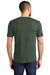 District DM130 Mens Perfect Tri Short Sleeve Crewneck T-Shirt Heather Forest Green Model Back