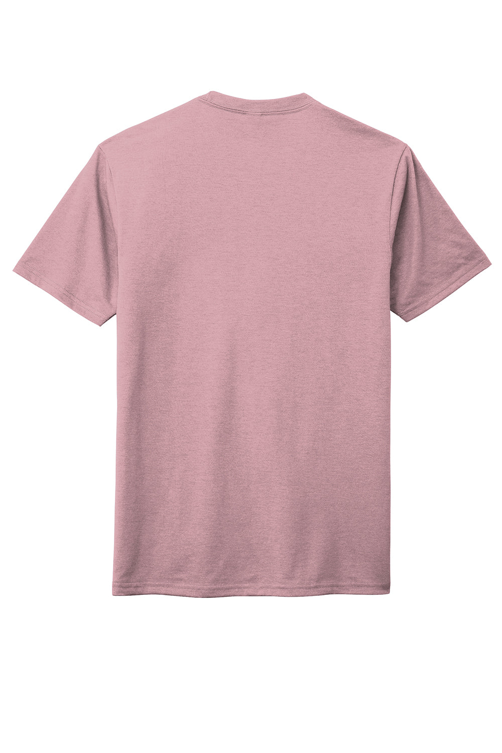District DM130 Mens Perfect Tri Short Sleeve Crewneck T-Shirt Heather Lavender Flat Back
