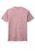 District DM130 Mens Perfect Tri Short Sleeve Crewneck T-Shirt Heather Lavender Flat Back