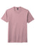 District DM130 Mens Perfect Tri Short Sleeve Crewneck T-Shirt Heather Lavender Flat Front