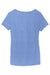 District DM1350L Womens Perfect Tri Short Sleeve V-Neck T-Shirt Maritime Blue Frost Flat Back