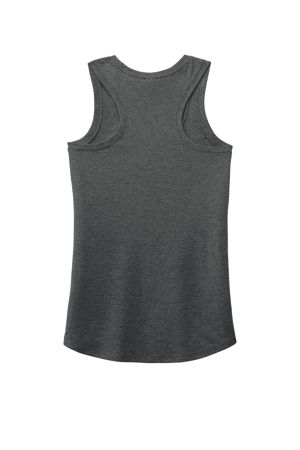 District DM138L Womens Perfect Tri Tank Top Black Frost Flat Back