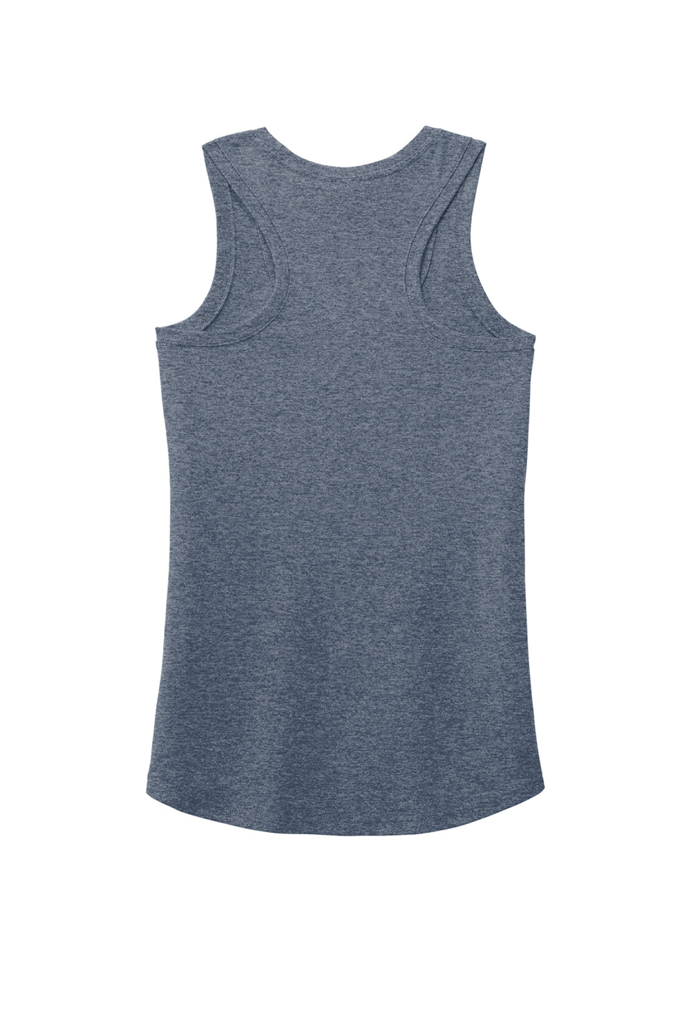District DM138L Womens Perfect Tri Tank Top Navy Blue Frost Flat Back