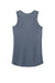 District DM138L Womens Perfect Tri Tank Top Navy Blue Frost Flat Back