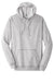 District DM391 Mens Fleece Hooded Sweatshirt Hoodie w/ Pouch Pocket Heather Grey Flat Front