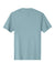 District DT104 Mens Perfect Weight Short Sleeve Crewneck T-Shirt Fog Blue Flat Back