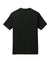 District DT106 Mens Perfect Weight Icon Short Sleeve Crewneck T-Shirt Jet Black Flat Back
