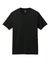 District DT106 Mens Perfect Weight Icon Short Sleeve Crewneck T-Shirt Jet Black Flat Front