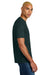 District DT106 Mens Perfect Weight Icon Short Sleeve Crewneck T-Shirt Rainforest Green Model Side