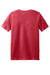 District DT108Y Youth Perfect Blend CVC Short Sleeve Crewneck T-Shirt Heather Red Flat Back