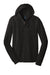 District DT1100 Mens Full Zip Hooded Sweatshirt Hoodie w/ Pockets Black Flat Front
