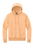 District DT1101 Mens Perfect Weight Fleece Hooded Sweatshirt Hoodie w/ Pouch Pocket Apricot Orange Flat Front