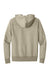 District DT1101 Mens Perfect Weight Fleece Hooded Sweatshirt Hoodie w/ Pouch Pocket Heather Latte Brown Flat Back