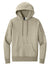 District DT1101 Mens Perfect Weight Fleece Hooded Sweatshirt Hoodie w/ Pouch Pocket Heather Latte Brown Flat Front