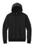 District DT1101 Mens Perfect Weight Fleece Hooded Sweatshirt Hoodie w/ Pouch Pocket Jet Black Flat Front