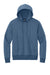 District DT1101 Mens Perfect Weight Fleece Hooded Sweatshirt Hoodie w/ Pouch Pocket Maritime Blue Flat Front