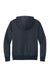 District DT1101 Mens Perfect Weight Fleece Hooded Sweatshirt Hoodie w/ Pouch Pocket New Navy Blue Flat Back