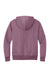 District DT1101 Mens Perfect Weight Fleece Hooded Sweatshirt Hoodie w/ Pouch Pocket Orchid Haze Flat Back